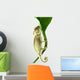 Chameleon on flower. Wall Decal