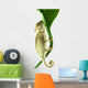 Chameleon on flower. Wall Decal