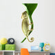 Chameleon on flower. Wall Decal