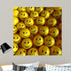 Yellow Happy Smilies Wall Decal