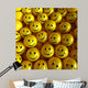 Yellow Happy Smilies Wall Decal