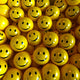 Yellow Happy Smilies Wall Decal