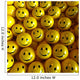 Yellow Happy Smilies Wall Decal