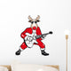 Weihnachts Rentier Rocker Wall Decal