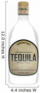 3D Tequila Transparent Glass Wall Decal