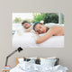 Couple Lying Massage Table Wall Decal