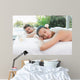 Couple Lying Massage Table Wall Decal