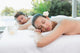 Couple Lying Massage Table Wall Decal