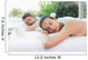 Couple Lying Massage Table Wall Decal