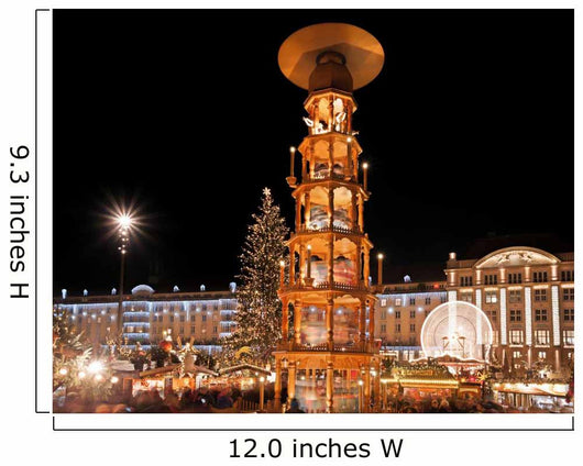 Weihnachtsmarkt Dresden Wall Decal