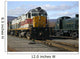 Diesel Train in the rail-yard Wall Mural