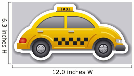 Taxi Sticker Wall Decal