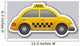 Taxi Sticker Wall Decal