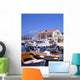 The harbour at Fiskardo on the greek island of Kefalonia Wall Mural