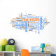 Real estete tag cloud - world cloud concept Wall Mural