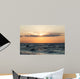 Rough Sea and Sunset Wall Decal