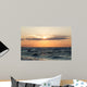 Rough Sea and Sunset Wall Decal