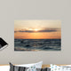 Rough Sea and Sunset Wall Decal