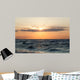 Rough Sea and Sunset Wall Decal