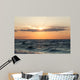 Rough Sea and Sunset Wall Decal