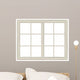 Vector Window Frame Wall Decal