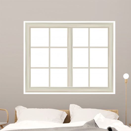 Vector Window Frame Wall Decal