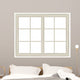 Vector Window Frame Wall Decal