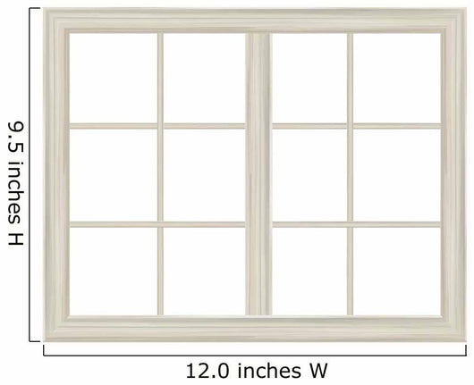 Vector Window Frame Wall Decal