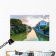 nanjing qinhuai river in sunset Wall Mural