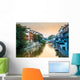 beautiful nanjing qinhuai river in sunset Wall Mural
