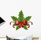 Christmas Berries Holly Wall Decal