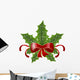 Christmas Berries Holly Wall Decal