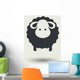 Sheep icon. Wall Mural