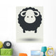 Sheep icon. Wall Mural