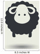 Sheep icon. Wall Mural