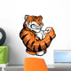 Tiger Mascot Wall Decal