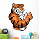 Tiger Mascot Wall Decal