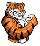 Tiger Mascot Wall Decal