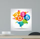 Vector 2015 Happy New Year background Wall Decal