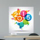 Vector 2015 Happy New Year background Wall Decal
