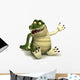 Sitting croc Wall Mural