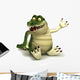 Sitting croc Wall Mural