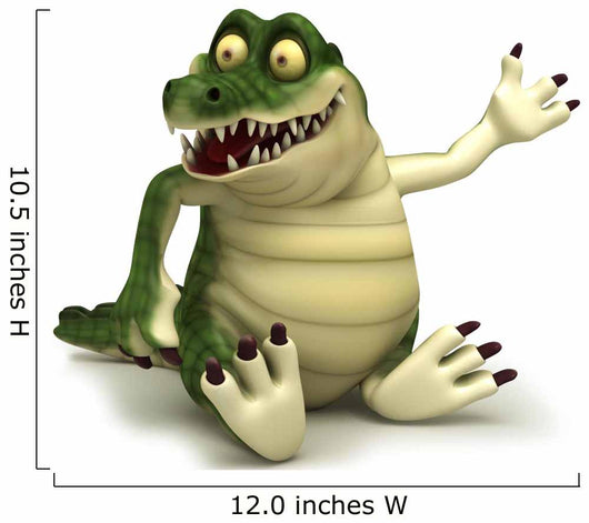 Sitting croc Wall Mural