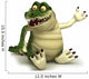 Sitting croc Wall Mural