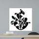 Silhouette Black Design Plant Wall Decal