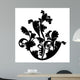 Silhouette Black Design Plant Wall Decal