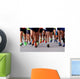 runners to race to the finish line of the marathon Wall Mural