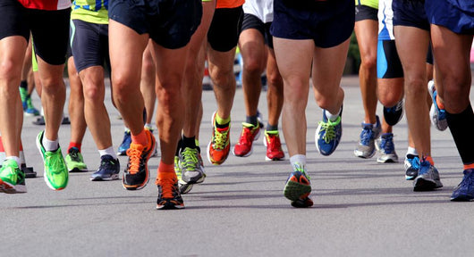 Runners To Race To The Finish Line Of The Marathon Wall Decal