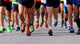 Runners To Race To The Finish Line Of The Marathon Wall Decal