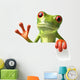 Frog with Message Wall Decal